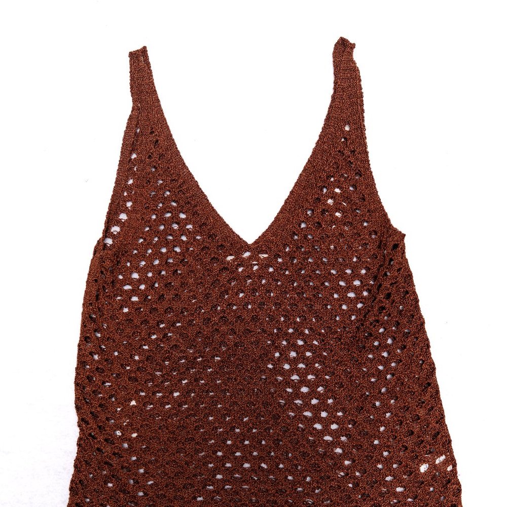 Active USA Open Knit tank